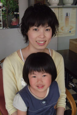 親子でかわいくショートスタイル