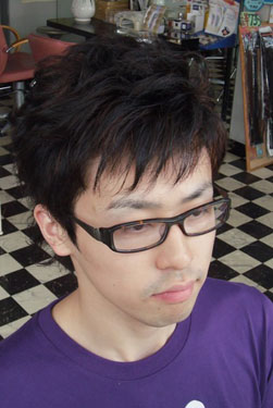 ナチュラルメンズパーマスタイル