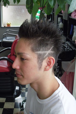 ワイルドラインのモヒカンスタイル