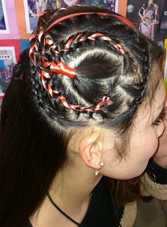 エクステ＆編みこみスタイル☆