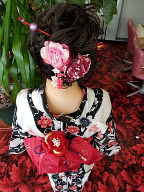 浴衣で花火大会♥