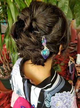 浴衣で花火大会♥