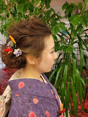 成人する妹さんと一緒に前撮り